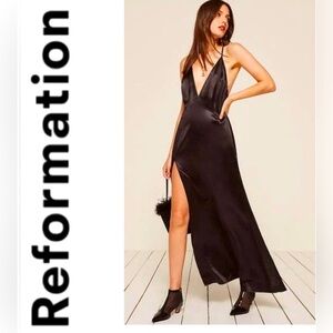 Reformation Dress - Amante black maxi dress XS $298